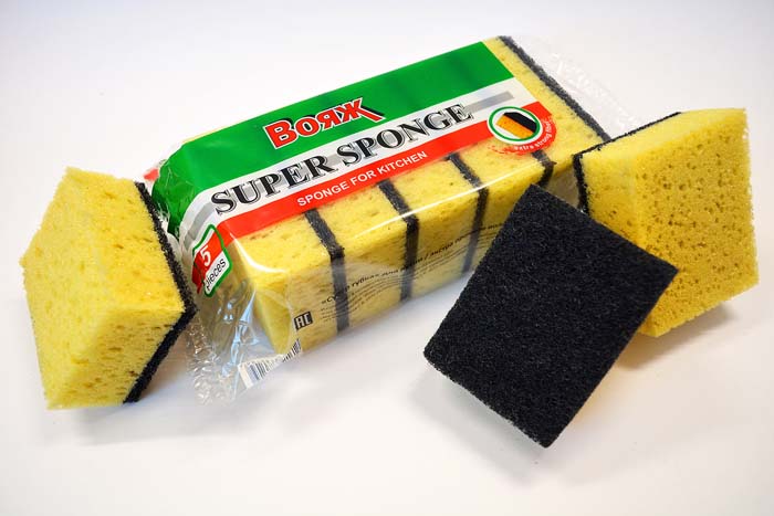 Губка для посуды "Super sponge" 5шт.