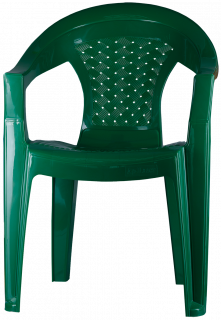 Кресло "Плетёнка" зелёный