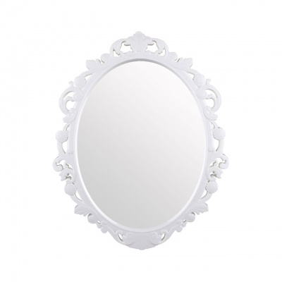 Зеркало в рамке "Ажур" белое