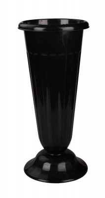 Ваза для цветов под срезку (D210мм) черная