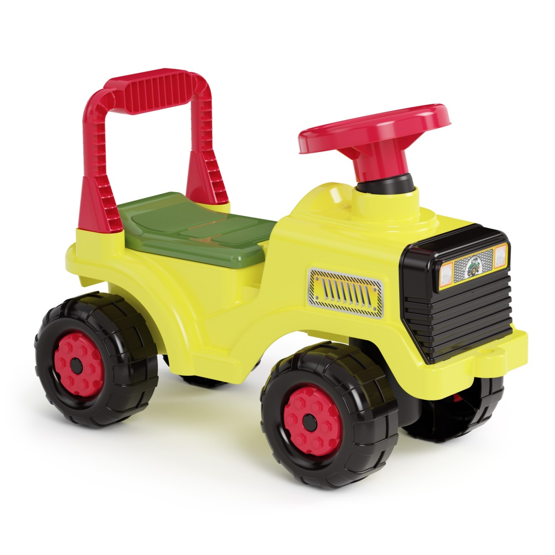 Машинка детская "Трактор" желтый 