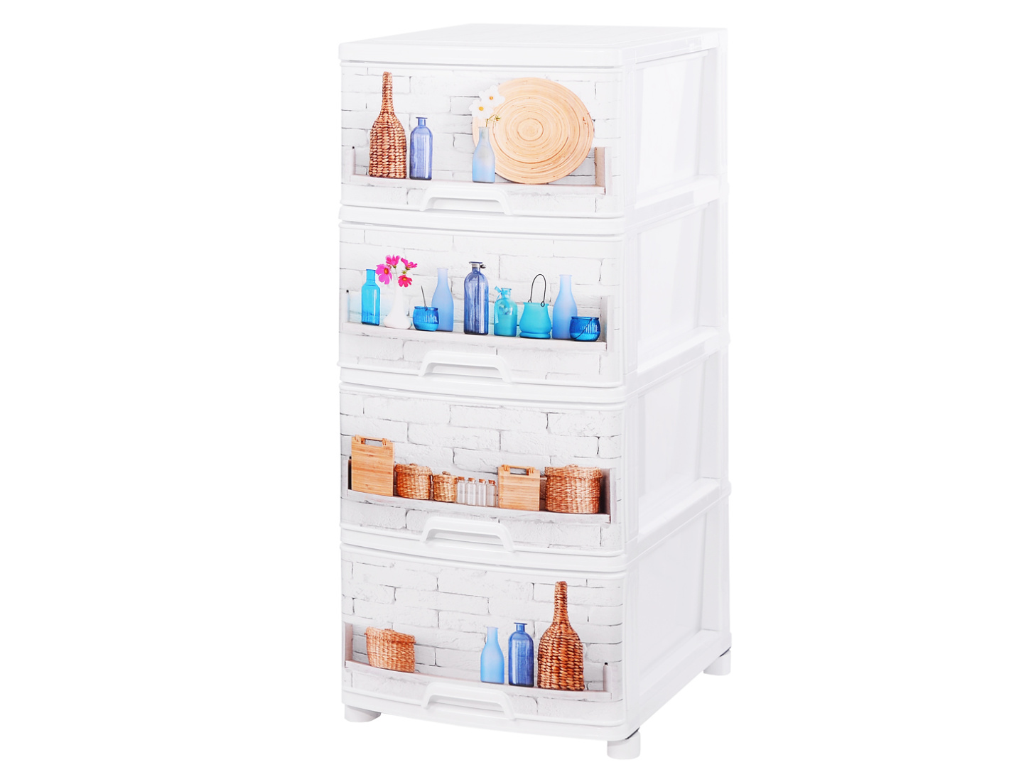 Э321 Комод №12 с рисунком "Вазы" Эльф