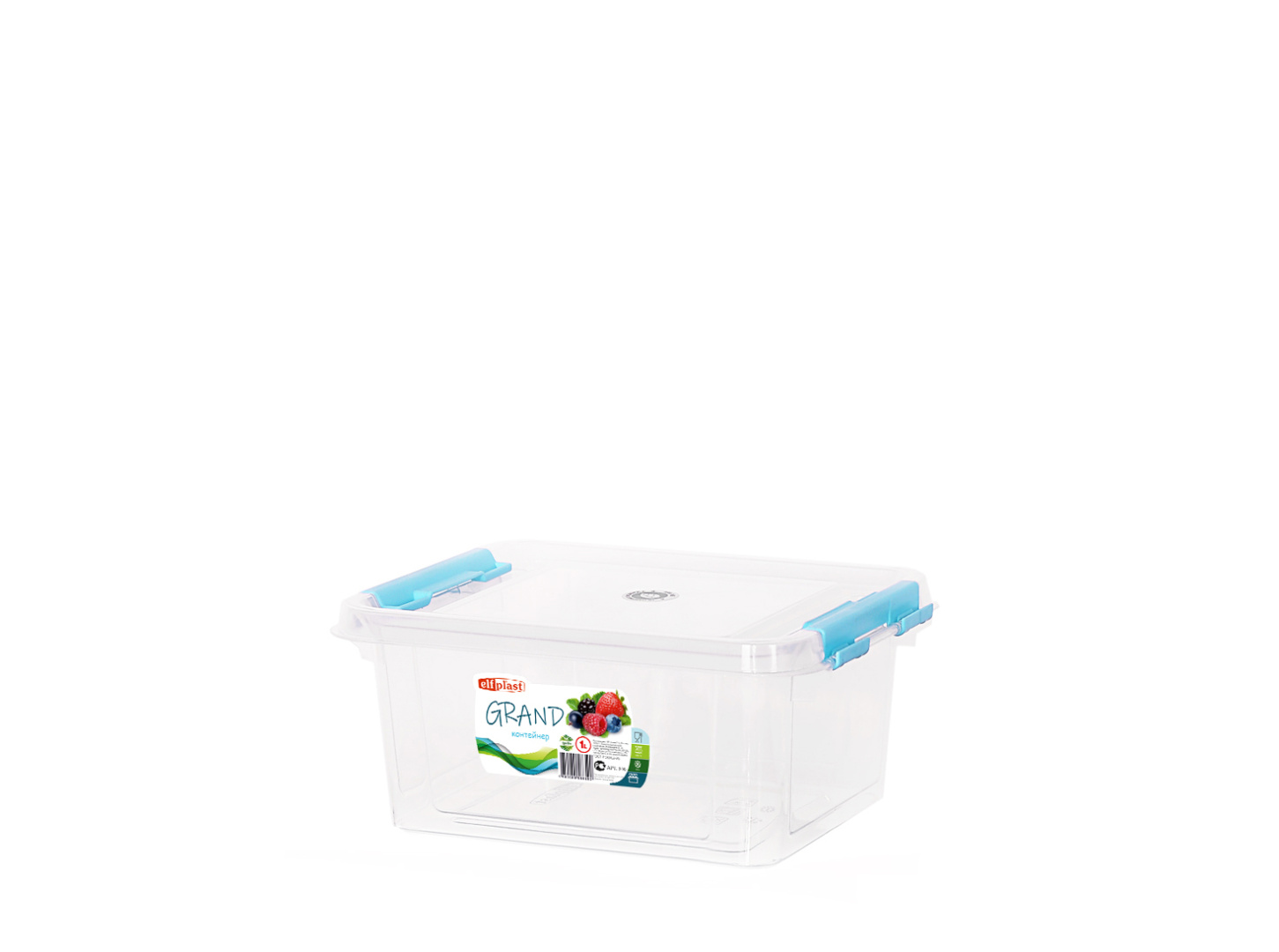Э546 Контейнер "Grand" прямоугольный 1л.(уп.72)