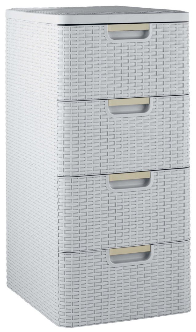 АР034 Комод "Плетенка" бел