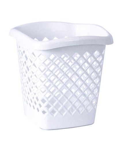 АП16022Корзина д/мусора "Офис" квадрат бел.(уп.10)