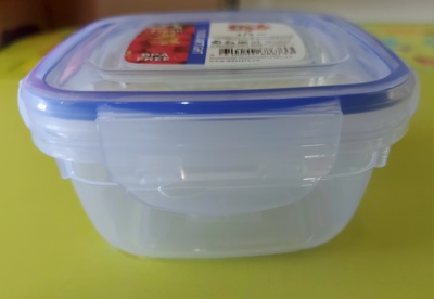 Воздухонепроницаем. квадр. контейнер 275 ml.(45шт)