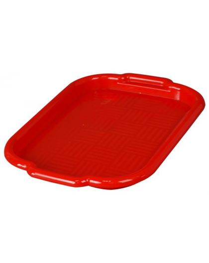 АП160111 Поднос малый 28х40см. красный (уп.20)