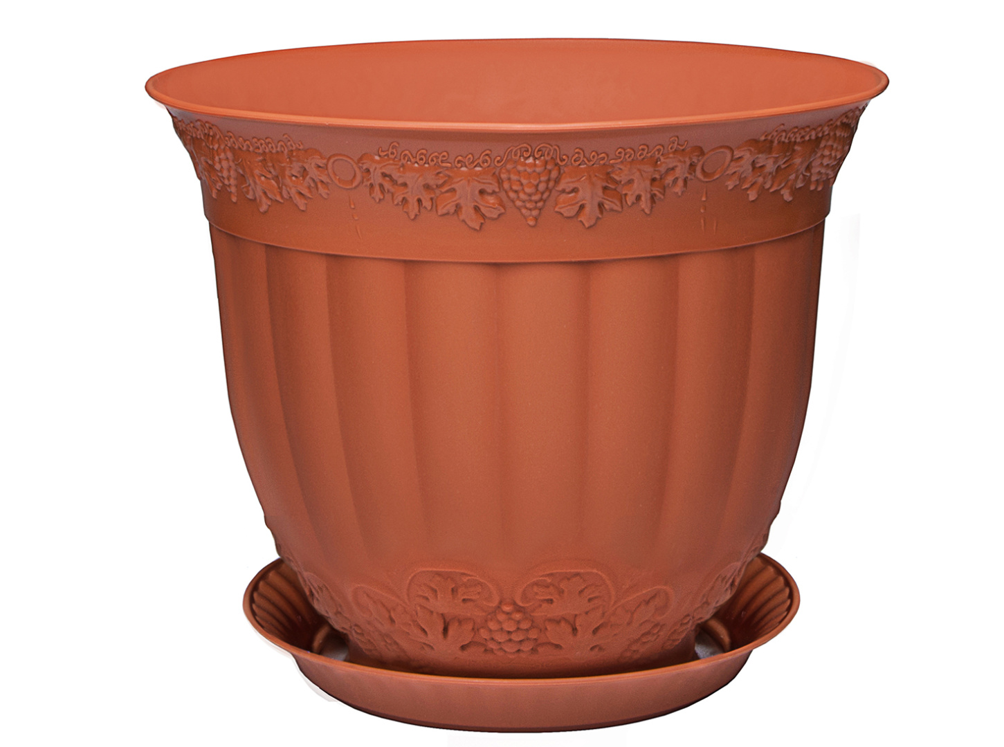 Э216 Кашпо "Флора" Эльф 9,5 с под (уп.20)