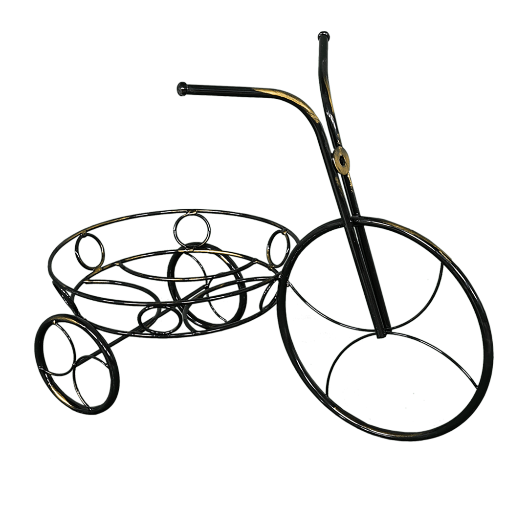 Подставка д/цветов "Велосипед" черный