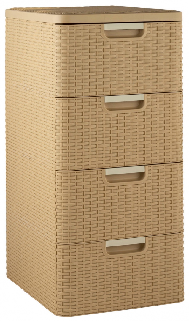 АР034 Комод "Плетенка" беж