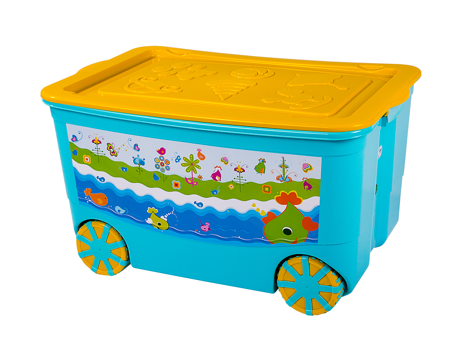 Ящик для игрушек "KidsBox" на колесах Эльф