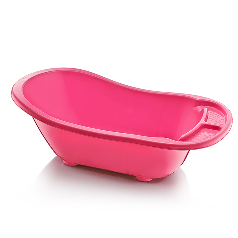 Ванна детская с водостоком розовый перламутр