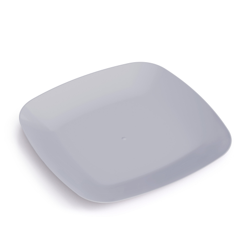 М8045 Тарелка "Квадро" плоская серый 