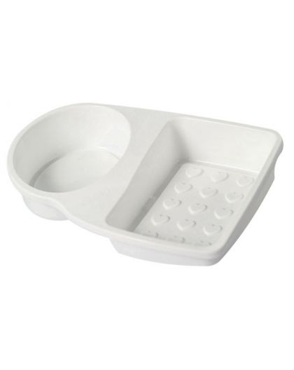 АП11006 Мыльница белая (уп.20)