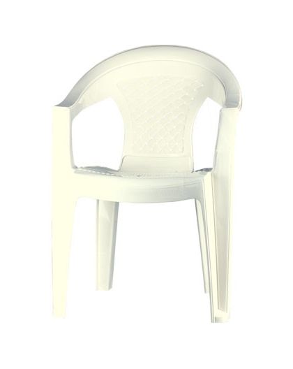 АП11010 Кресло "Плетёнка" слоновая кость (уп.5)