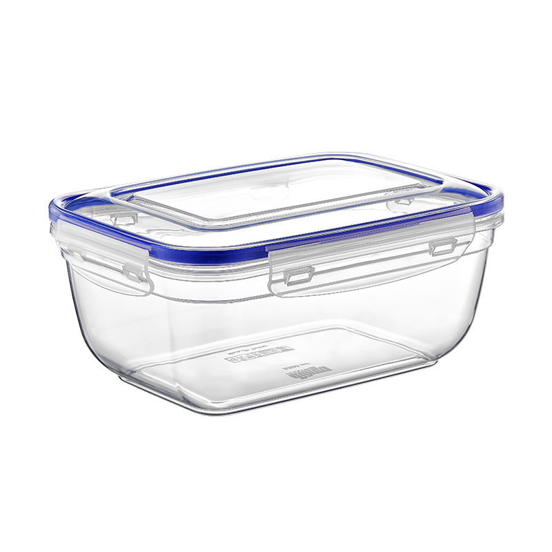 Воздухонепроницаем. квадр. контейнер 2300 ml.(24шт