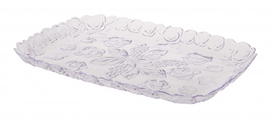 М6676 Поднос "Изобилие" 280х410мм (прозрачный) (уп.20)