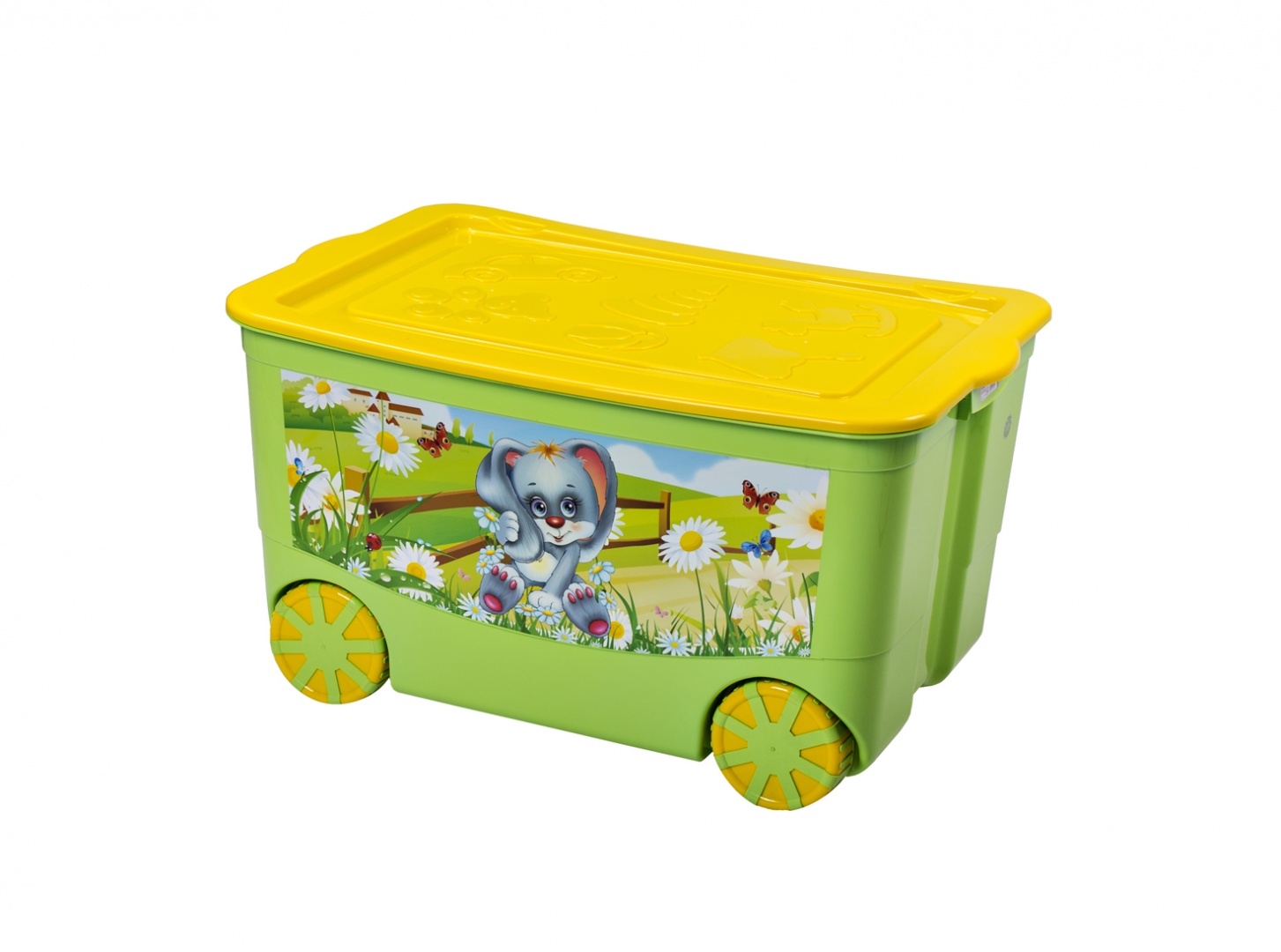 Ящик для игрушек "KidsBox" на колесах Эльф