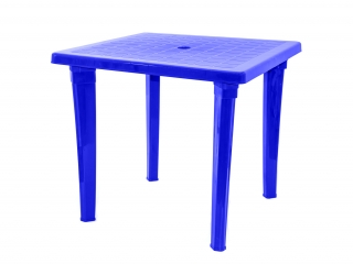 Стол квадратный синий