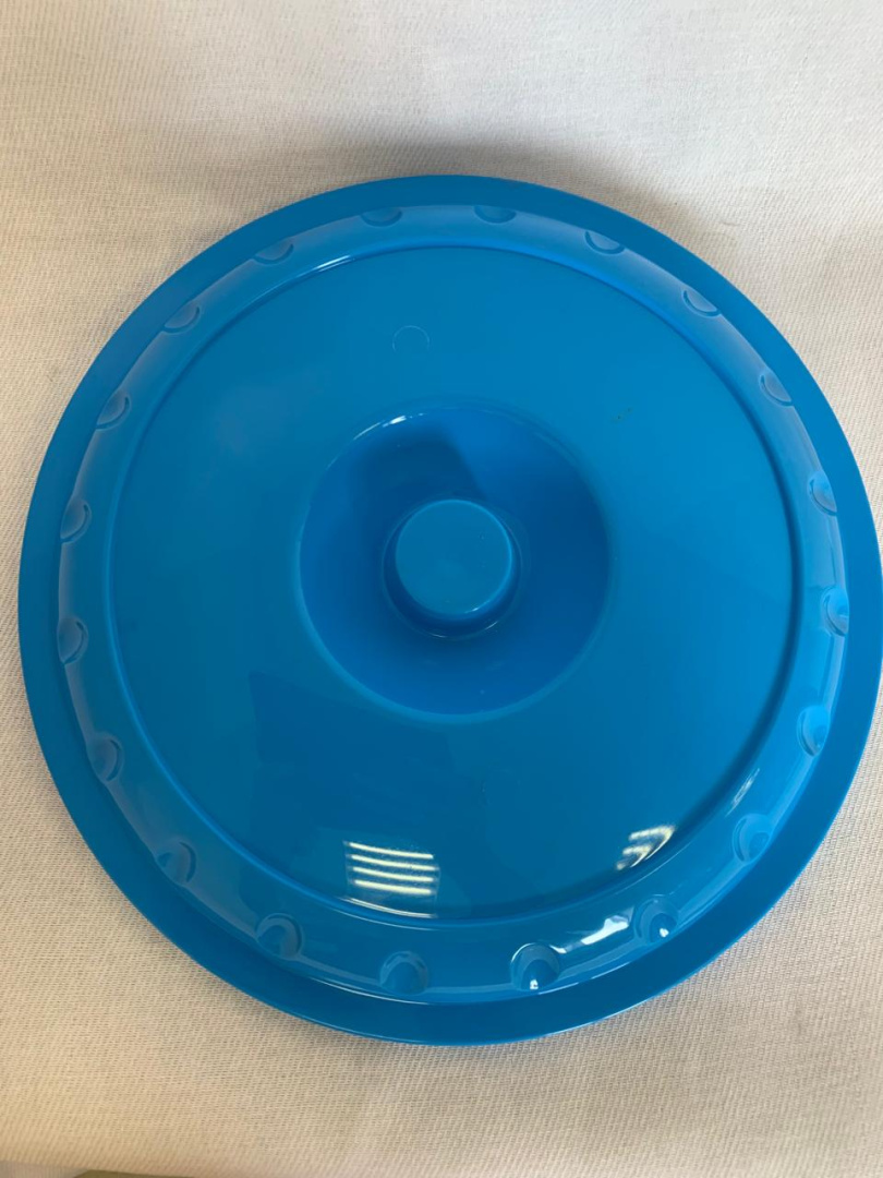 АП13025Крышка к ведру "Тюльпан" 15л голубая(уп.40)