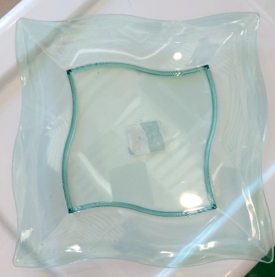 Тарелка квадратная 22см."Дуня" (уп.100)